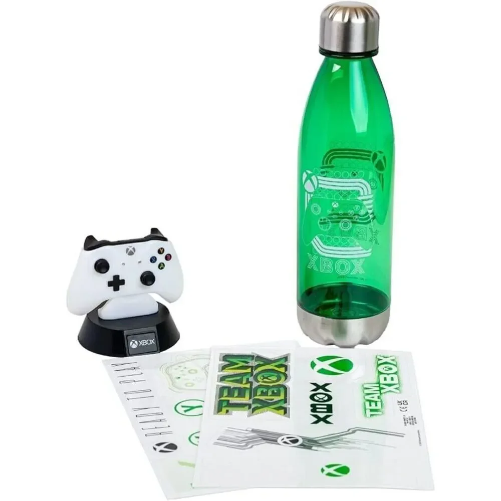 XBOX‎ Official Gear Gift Set: Controller Icon Light, Water Bottle, Decal Sheets